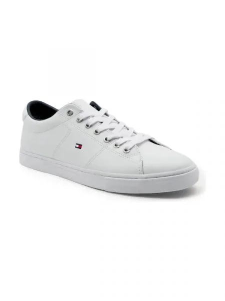 Tommy Hilfiger Teniși ESSENTIAL SN cu adaos de piele alb