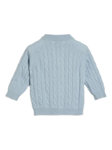 Sweter dziecięcy Brunello Cucinelli niebieski