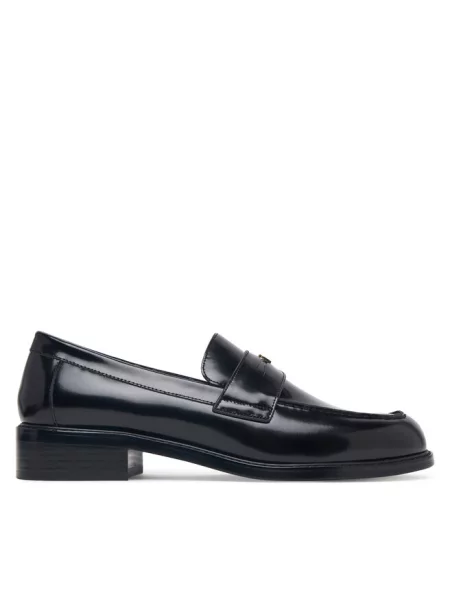 Loafersy Furla czarne