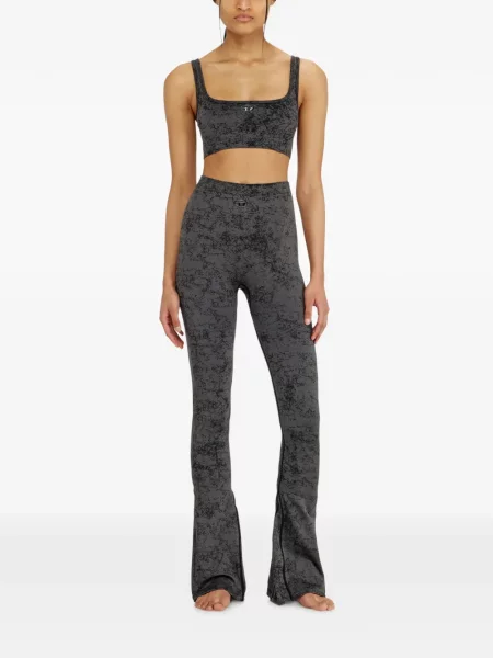 Leggings Diesel cu imagine gri