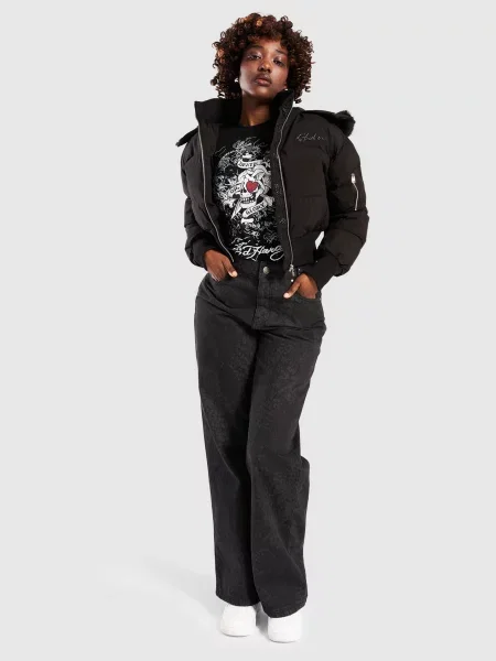 Hoodrich Spodnie Pantha Jeans czarne