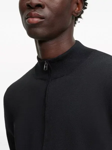 Cardigan Boss de lână negru