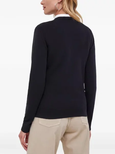 Pulover Benetton de lână negru
