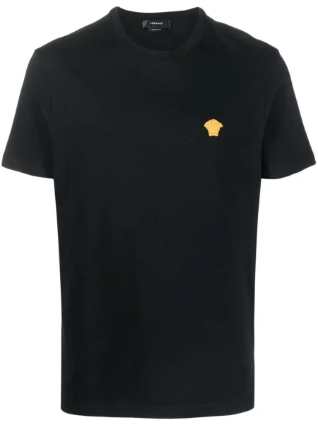 Tricou Versace cu broderie negru