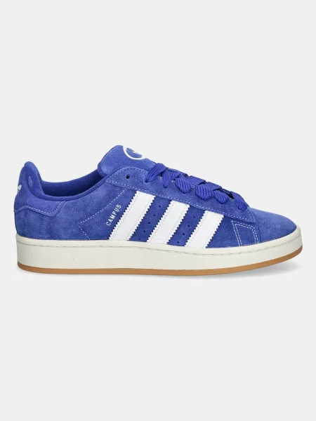 Замшеві кросівки adidas Campus темно-сині