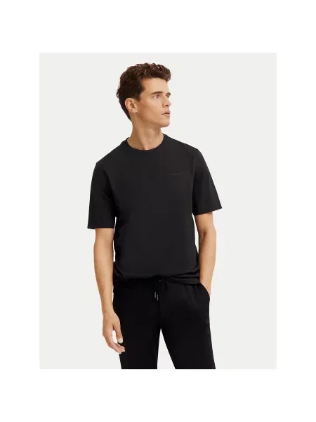 Bugatti T-Shirt Regular Fit μαύρο
