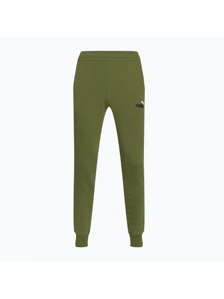 Pantaloni pentru bărbați PUMA Essentials+ 2 Col Logo TR olive green verde