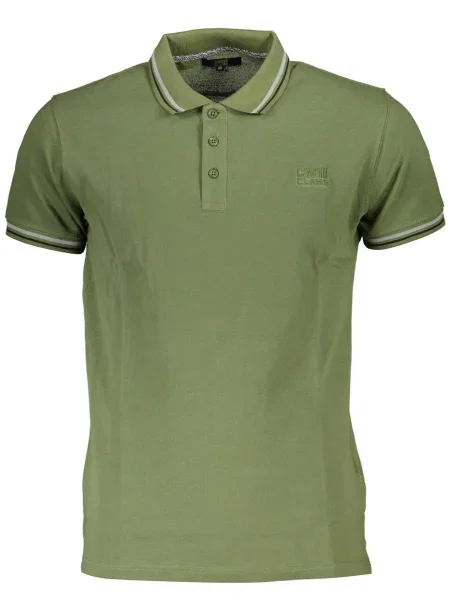 Polo Cavalli Class cu mâneci scurte verde