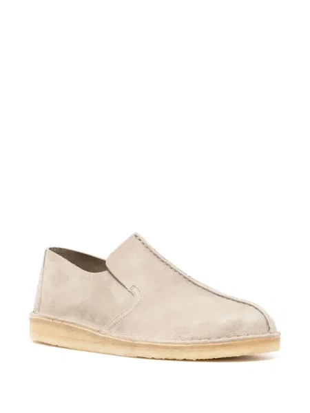 Велурени лоуфъри Clarks Originals сиво
