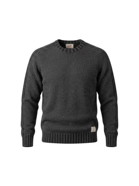 Sweter Bob wełniany szary