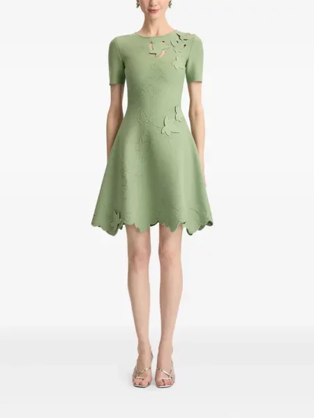 Rochie Oscar De La Renta de costum verde