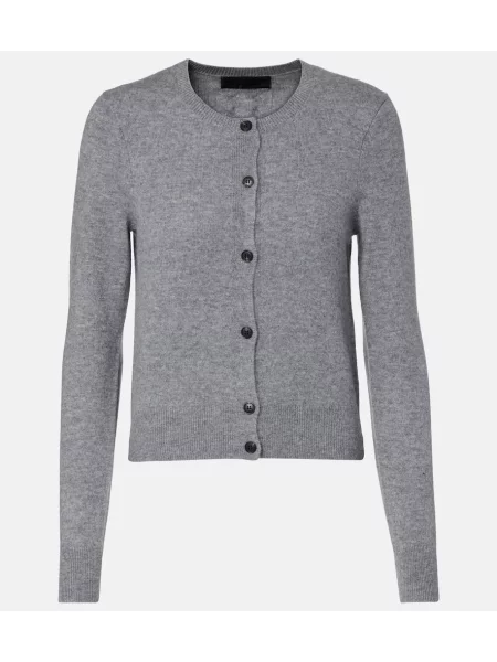 Cardigan Nili Lotan din cașmir gri