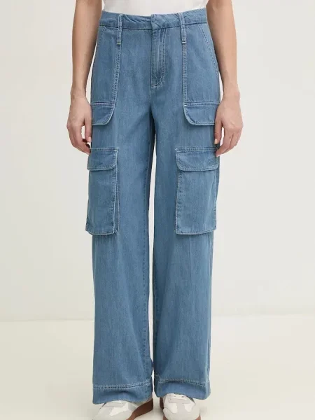 Dkny jeans femei high waist albastru