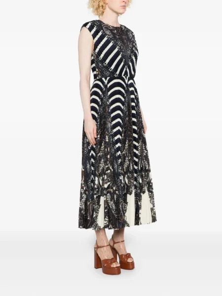 Rochie Ulla Johnson plisată de costum negru