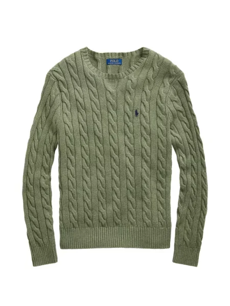 Tricou polo Polo Ralph Lauren cu glugă cu blană cu broderie roșu