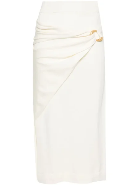 Fustă midi Jil Sander până la genunchi