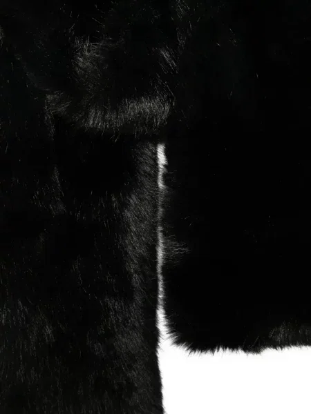 Fular By Malene Birger cu blană negru