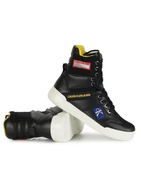 Škornji Calvin Klein črna