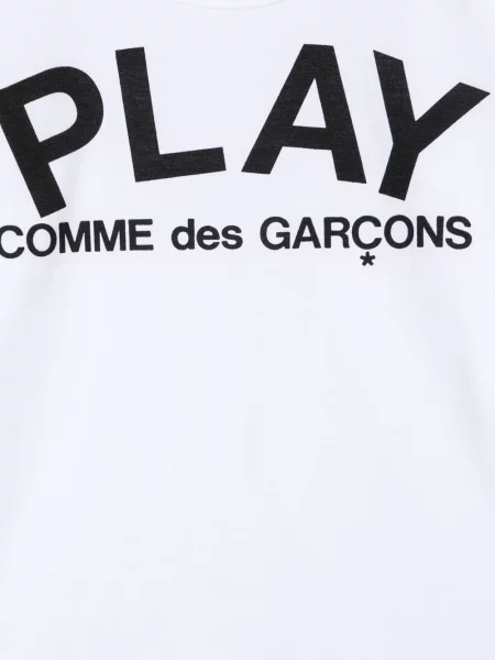 Koszulka dziecięca Comme Des Garcons Play biała