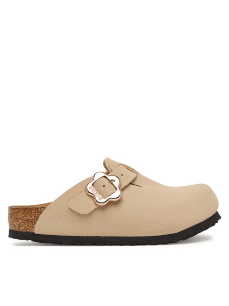 Papuci copii Birkenstock bej