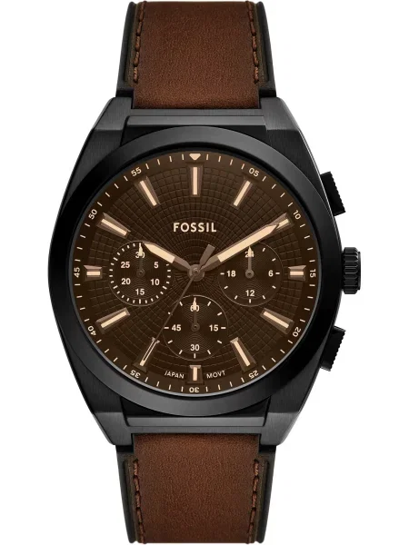 FOSSIL Ceas analogic Everett maro negru