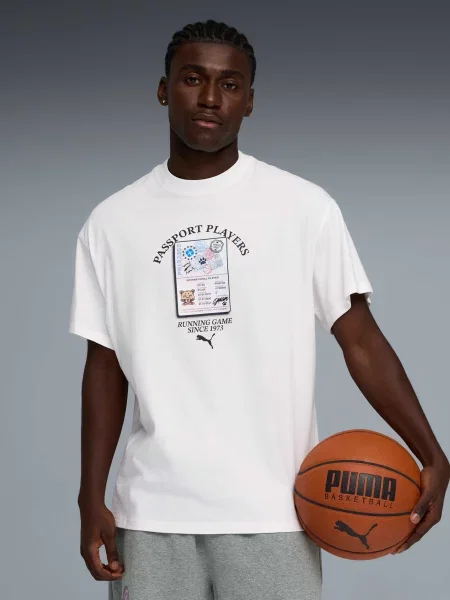 Поло Puma белое