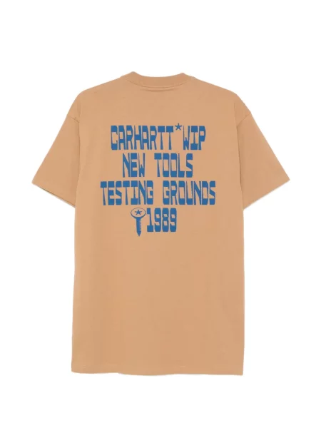 Tricou Carhartt Wip cu imagine maro