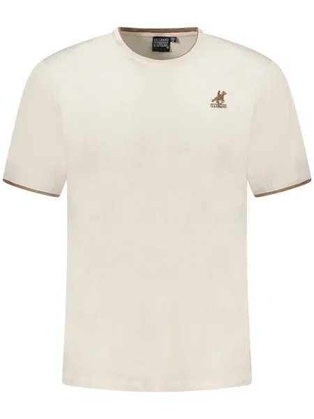 Polo U.s. Grand Polo cu mâneci scurte bej