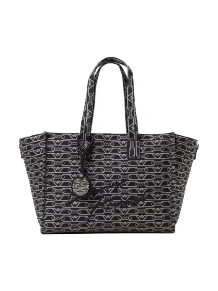 Emporio Armani Torebki Kobieta Wielobarwność ONE SIZE Torba Monogramowa czarna