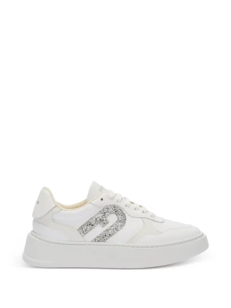 Маратонки Furla с автограф бяло