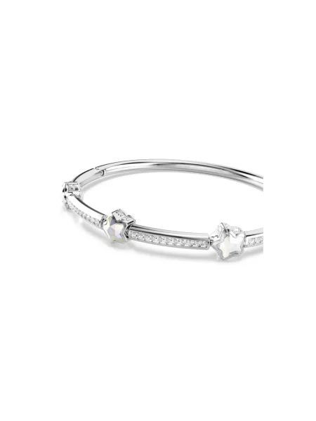 Swarovski bransoletka z kryształem Swarovski CHROMA szara