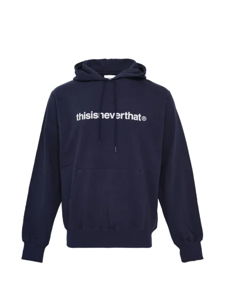 Dlouhá mikina s kapucí This Is Never That modrá