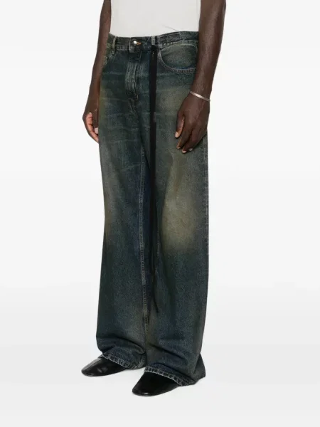 Blugi cu picior larg Ann Demeulemeester albastru
