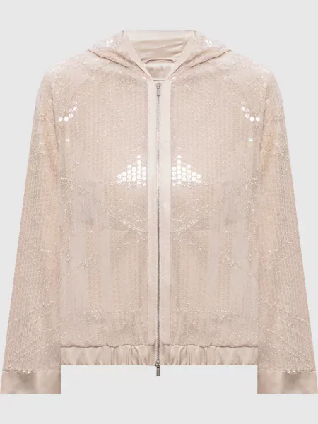 Куртка Peserico с пайетками бежевая