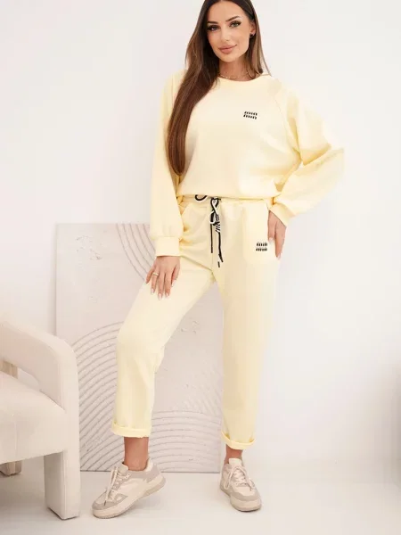 Pantaloni Kesi Włoski galben