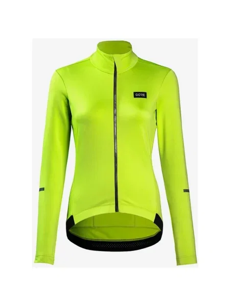 Koszulka rowerowa Gore Wear Progress Thermo długi rękaw neonowy XS żółty