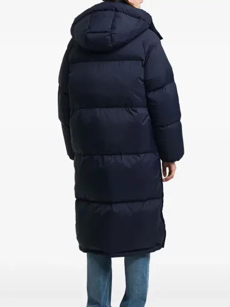 Palton Gant cu glugă albastru