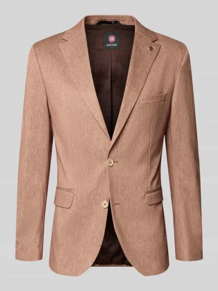 Marynarka o kroju regular fit z dodatkiem model Calvin' Cg - Club Of Gents