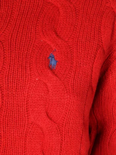 Hanorac crewneck Polo Ralph Lauren cu broderie din țesătură twill albastru
