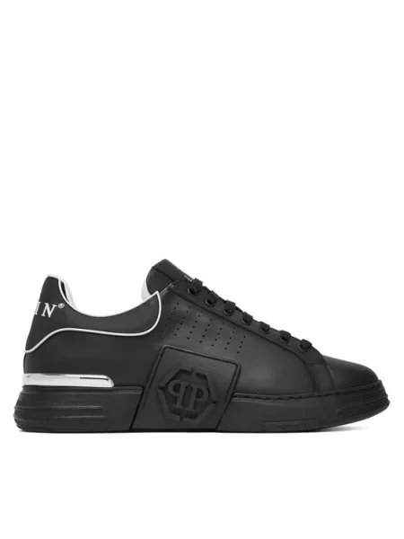 Sportcipők PHILIPP PLEIN Top Hexagon PAES fekete