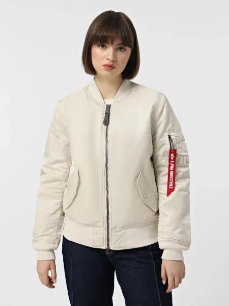 Alpha Industries Бомбер бежевий