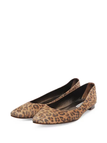 Pantofi cu toc Manolo Blahnik cu imagine cu model leopard