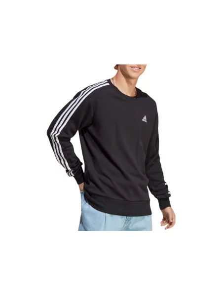 Prugasta frotir vesta Adidas crna