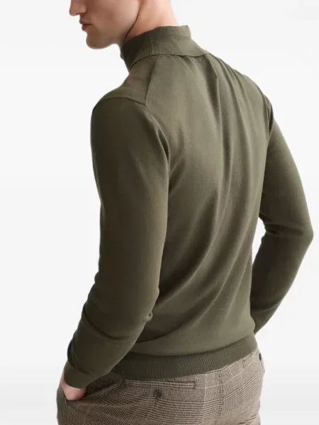 Pulover Scotch & Soda cu broderie verde