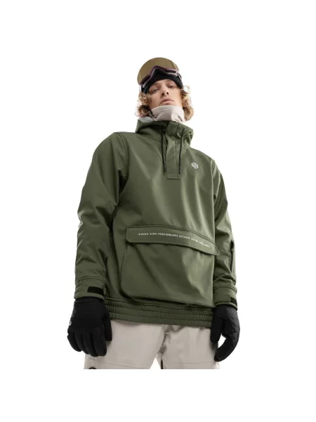 Kurtka snowboardowa Sporty zimowe Siroko W3 Robson zielona