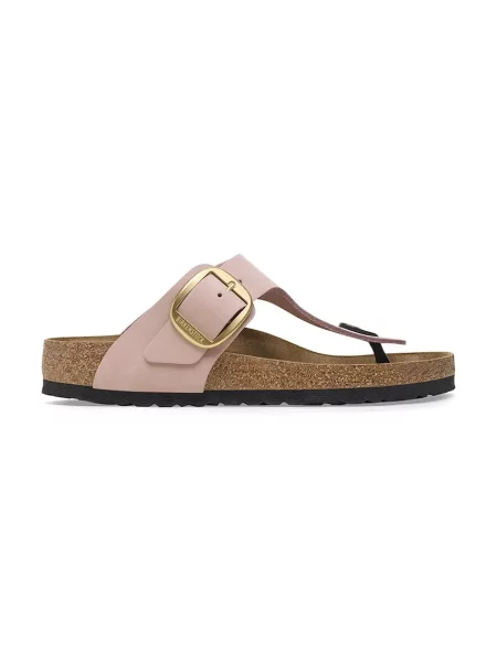 Japonke iz nubuka Birkenstock Gizeh Big Buckle roza