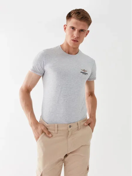 Kratek majica Aeronautica Militare siva