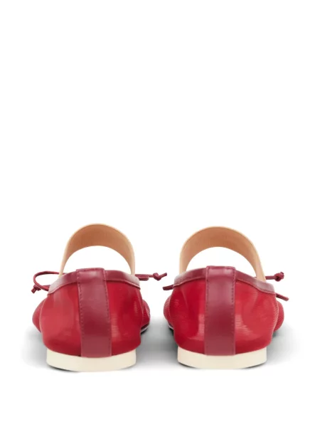 Balerini Mm6 Maison Margiela cu bretele roșu