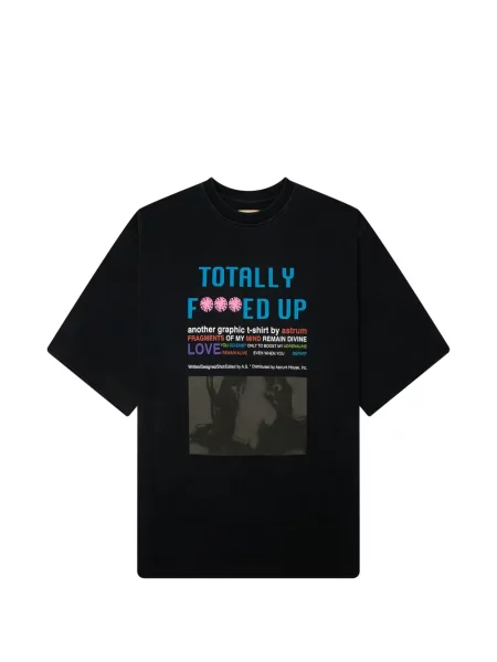 Tricou Astrum cu imagine negru