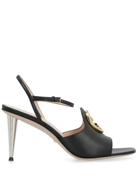 Sandale Gucci din piele negru